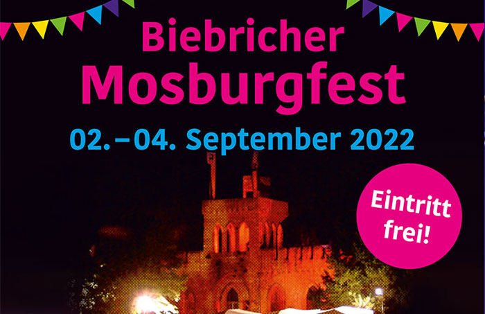Mosburgfest im Biebricher Schlosspark – und der Kulturclub ist dabei!